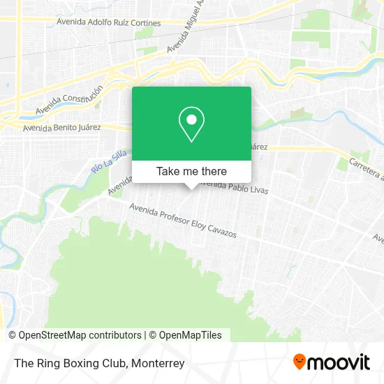 The Ring Boxing Club map