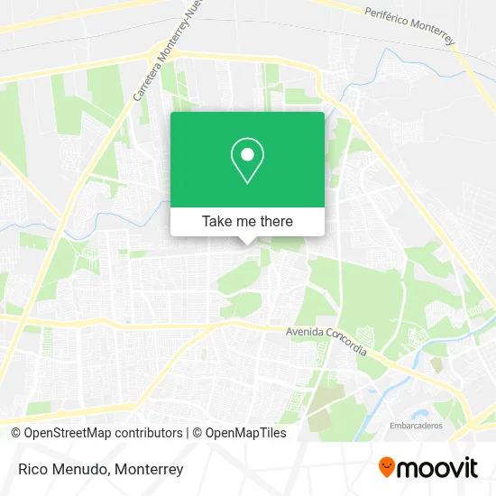Rico Menudo map