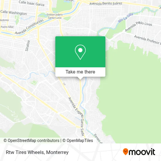 Rtw Tires Wheels map