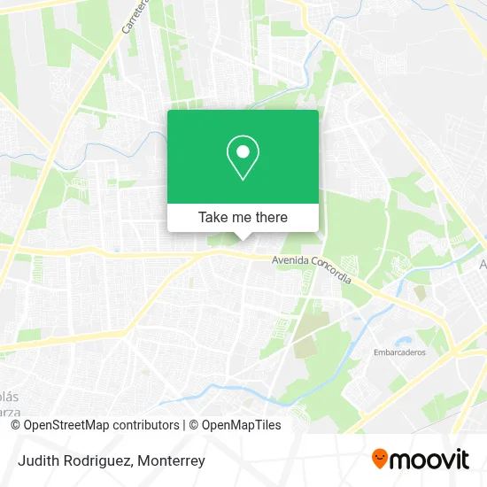 Judith Rodriguez map