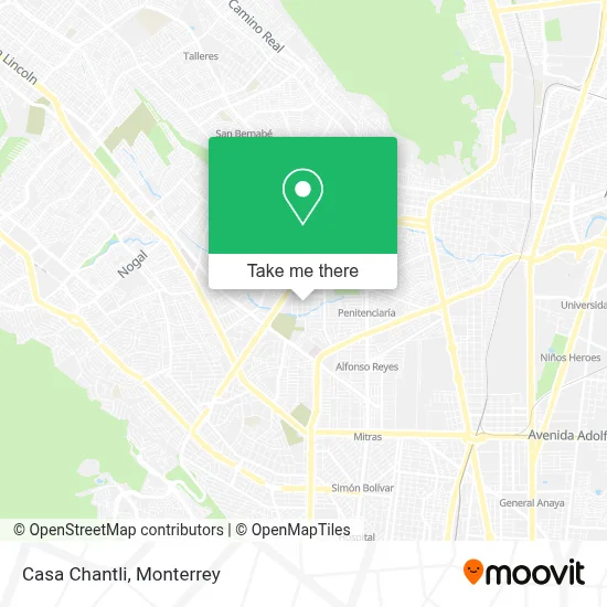 Casa Chantli map