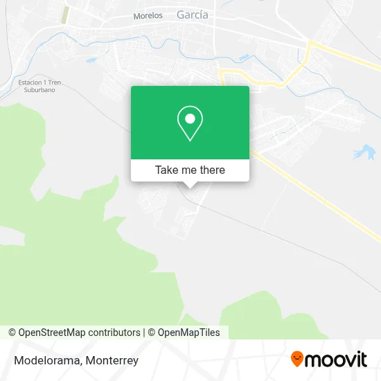 Modelorama map