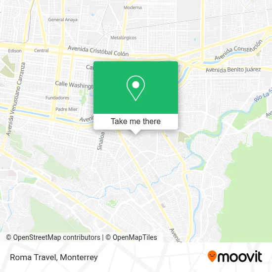 Roma Travel map