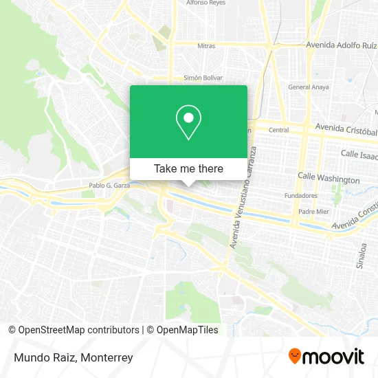 Mundo Raiz map