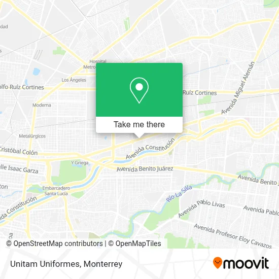 Unitam Uniformes map