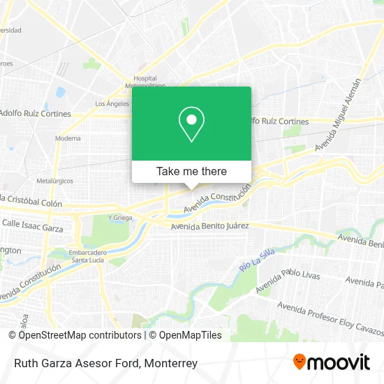 Ruth Garza Asesor Ford map