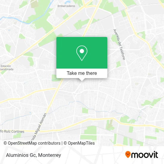 Aluminios Gc map