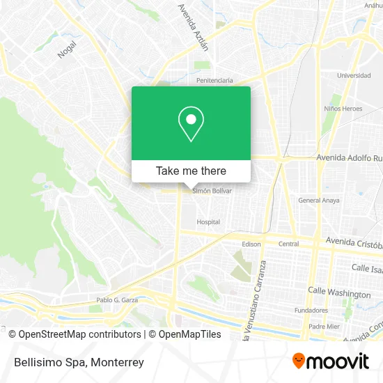Bellisimo Spa map