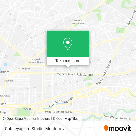 Cataleyaglam.Studio map