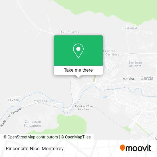 Rinconcito Nice map
