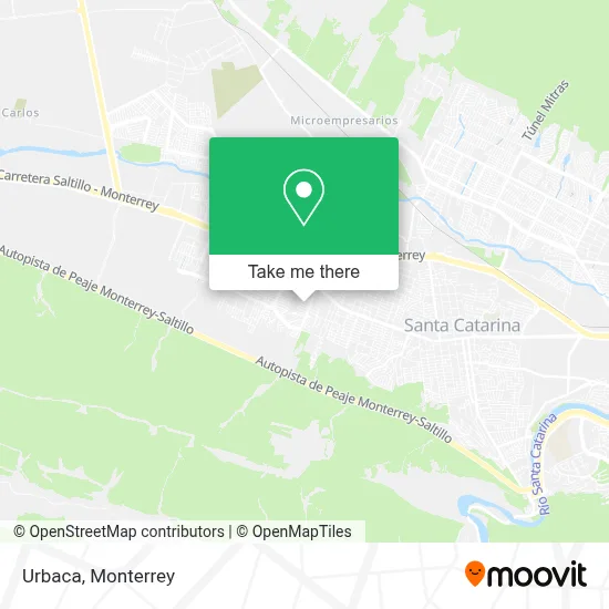 Urbaca map