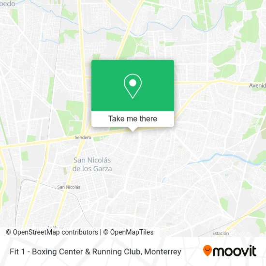Fit 1 - Boxing Center & Running Club map