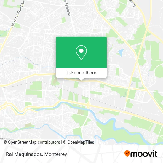 Raj Maquinados map
