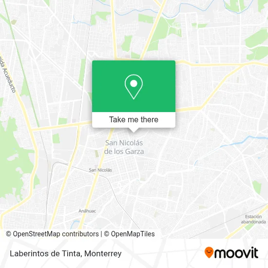 Laberintos de Tinta map