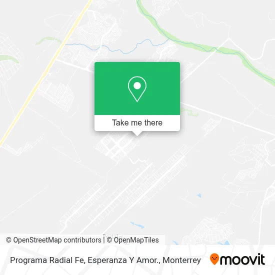 Programa Radial Fe, Esperanza Y Amor. map