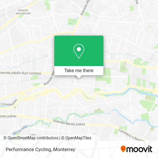 Performance Cycling map