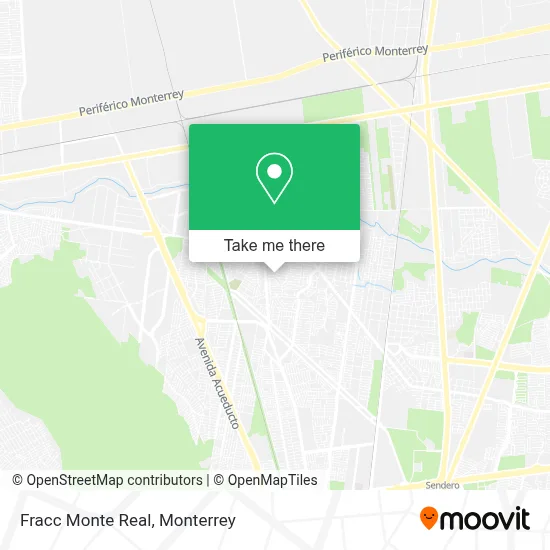 Fracc Monte Real map
