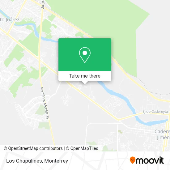 Los Chapulines map