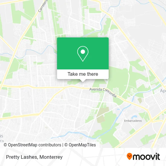 Pretty Lashes map