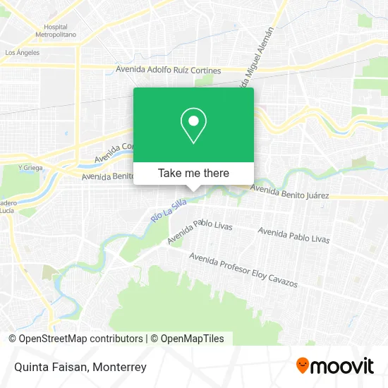 Quinta Faisan map