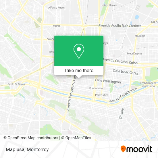 Maplusa map
