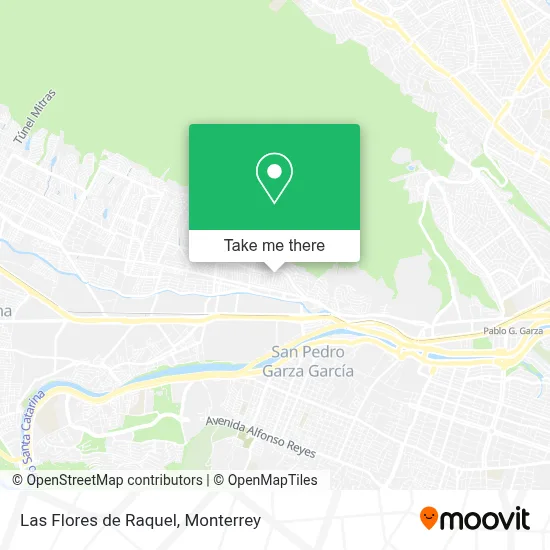 Las Flores de Raquel map