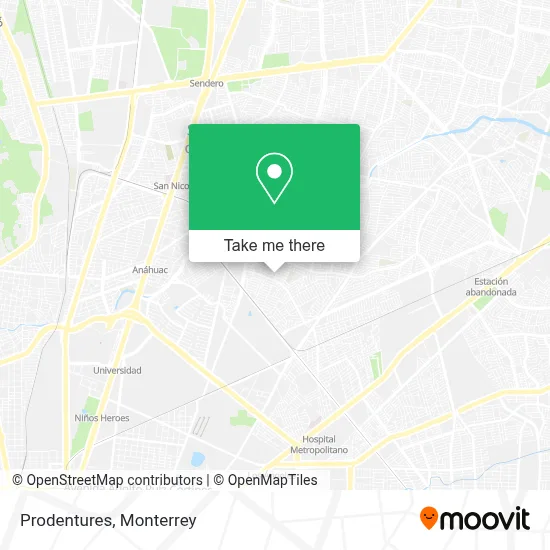 Prodentures map