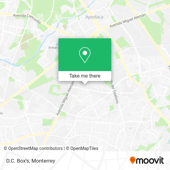 D.C. Box's map