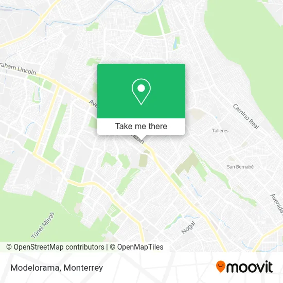 Modelorama map