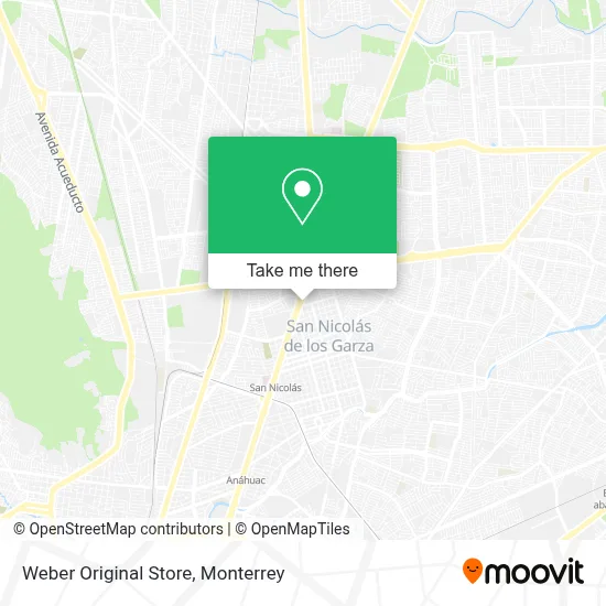 Weber Original Store map