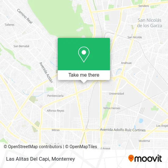 Las Alitas Del Capi map