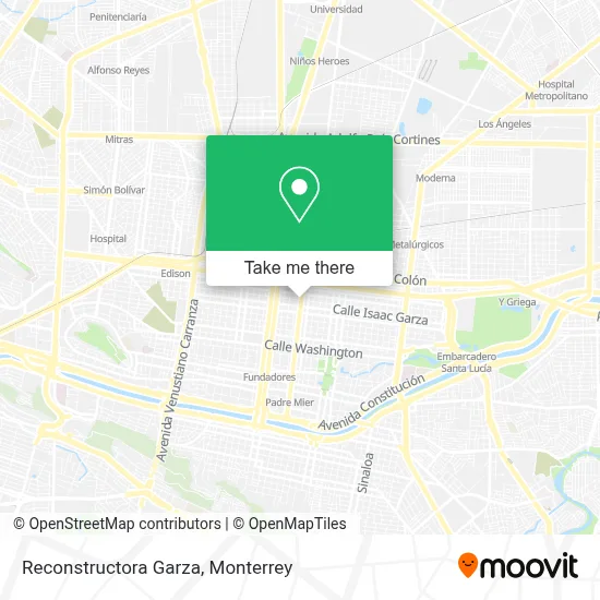 Reconstructora Garza map