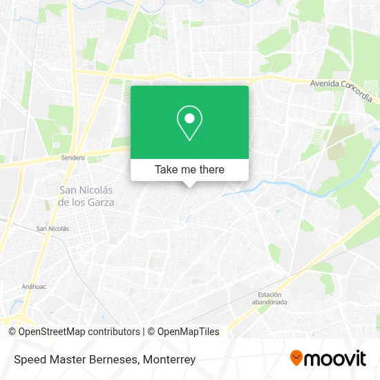 Speed Master Berneses map