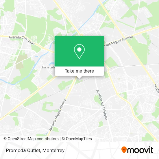 Promoda Outlet map