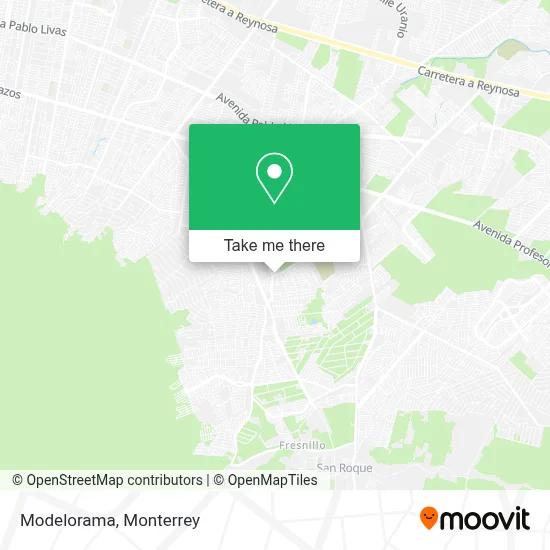 Modelorama map