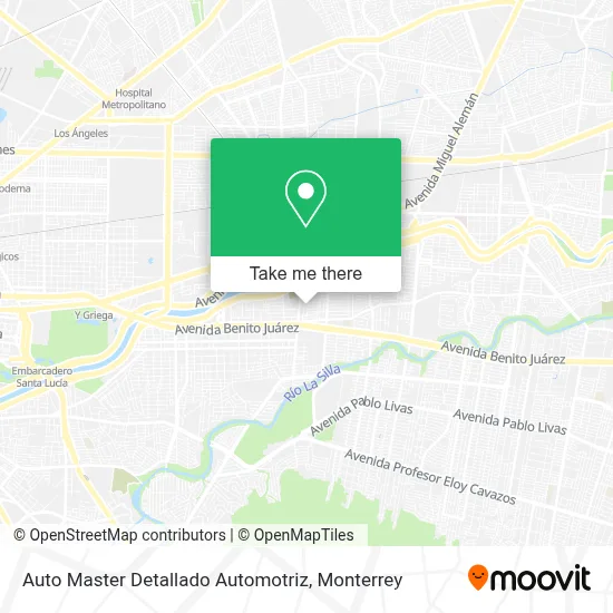 Auto Master Detallado Automotriz map