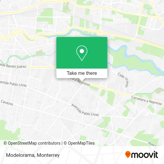 Modelorama map