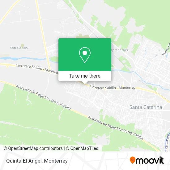 Quinta El Angel map