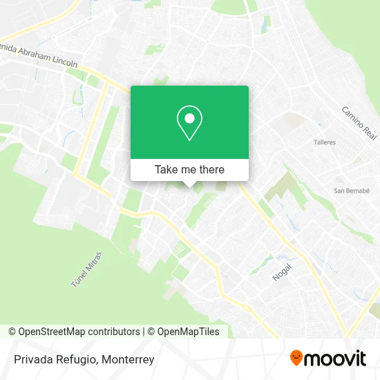 Privada Refugio map