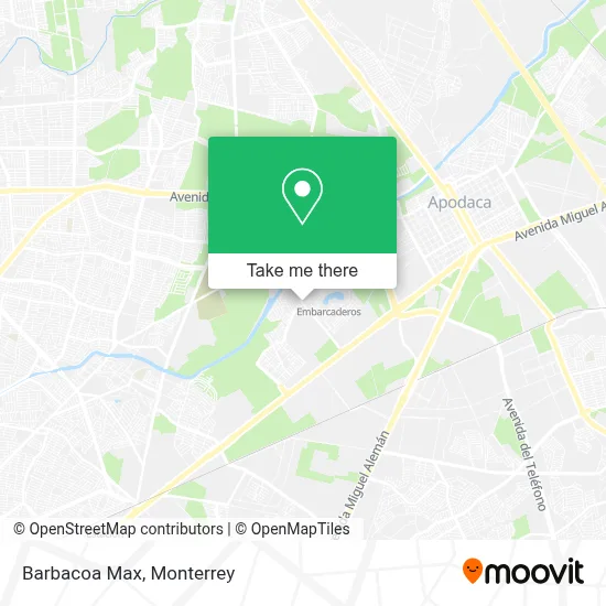 Barbacoa Max map