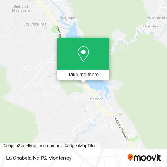 La Chabela Nail’S map