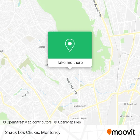 Snack Los Chukis map