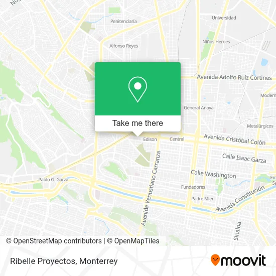 Ribelle Proyectos map