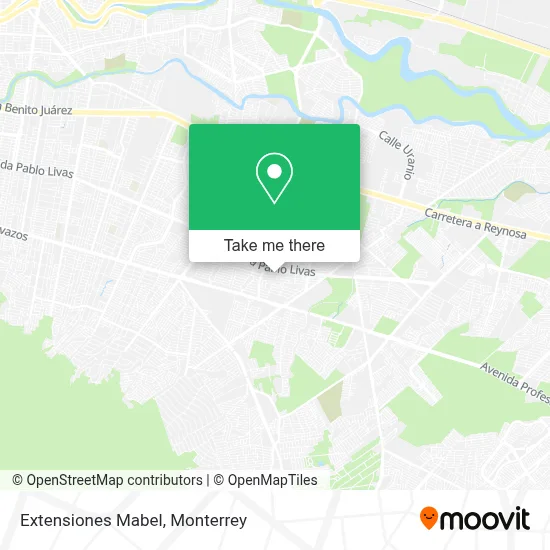 Extensiones Mabel map