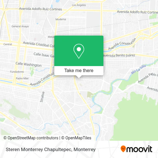 Steren Monterrey Chapultepec map