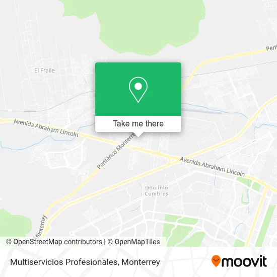 Multiservicios Profesionales map