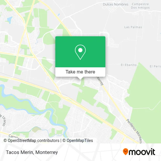 Tacos Merin map