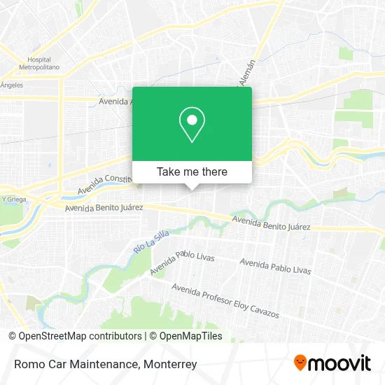 Romo Car Maintenance map