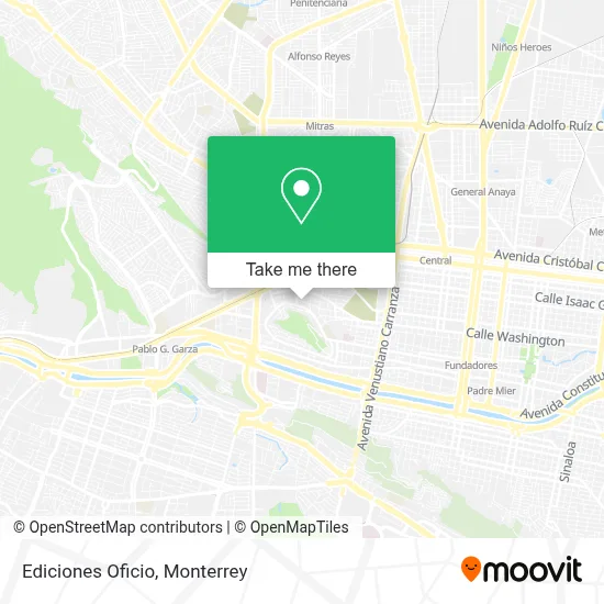 Ediciones Oficio map