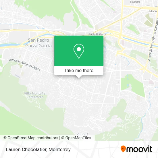 Lauren Chocolatier map